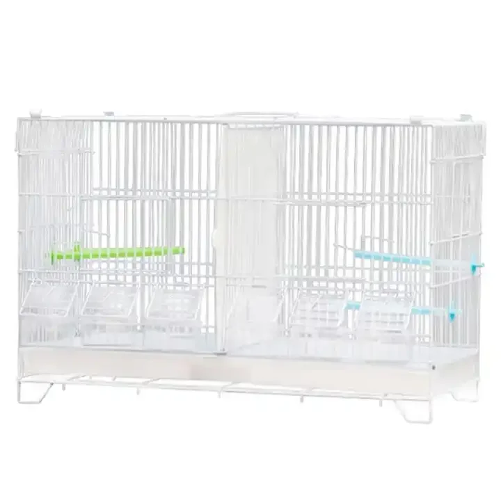 Pet Products Flight Cage Metal Steel Bird Crate, Multi-Bird Home Stackable Cage for Birds, Home Crate for Extra-Small Pet
