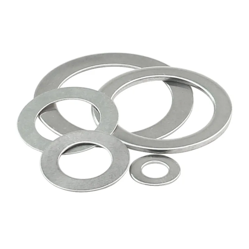 Factory Customized spring steel shim flat washer SS304 stainless steel shim ring thin shim washer
