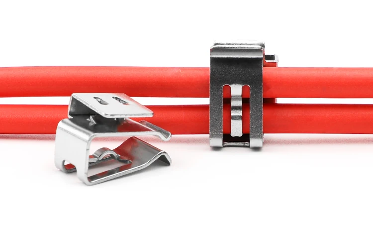 Slocable hot sell stainless steel 304 wire clip solar pv cable clip
