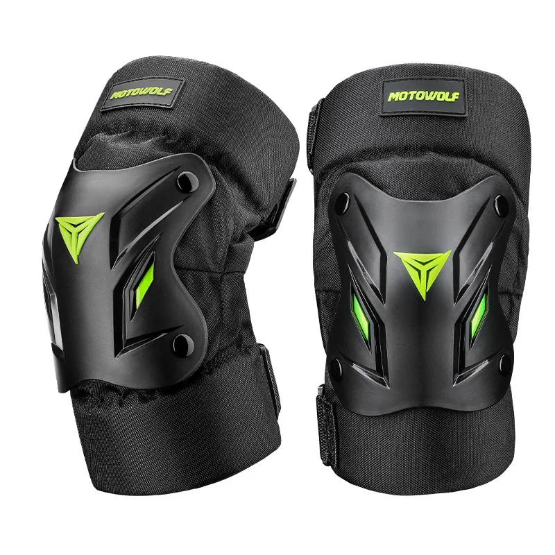 MOTOWOLF motorcycles mens and women adjustable breathable two-piece riding bike knee and elbow pads