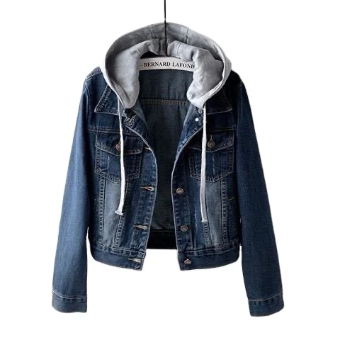 Wholesale Fashion Cool Denim Jacket Ropa Para Mujer Women Jean Short Jacket