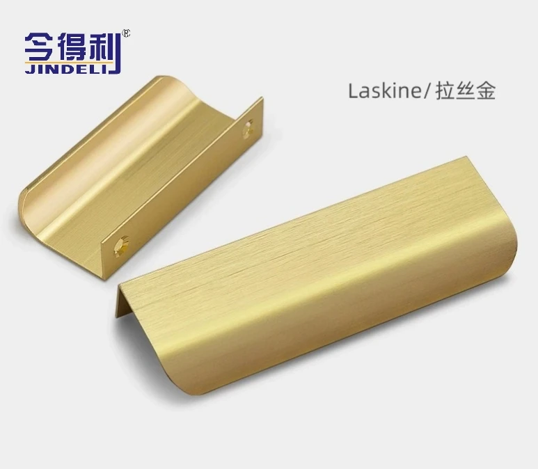 concealed Invisible cabinet Modern Simple Wardrobe Self -Sticking Door Slim Black Light Luxury Cabinet door handle