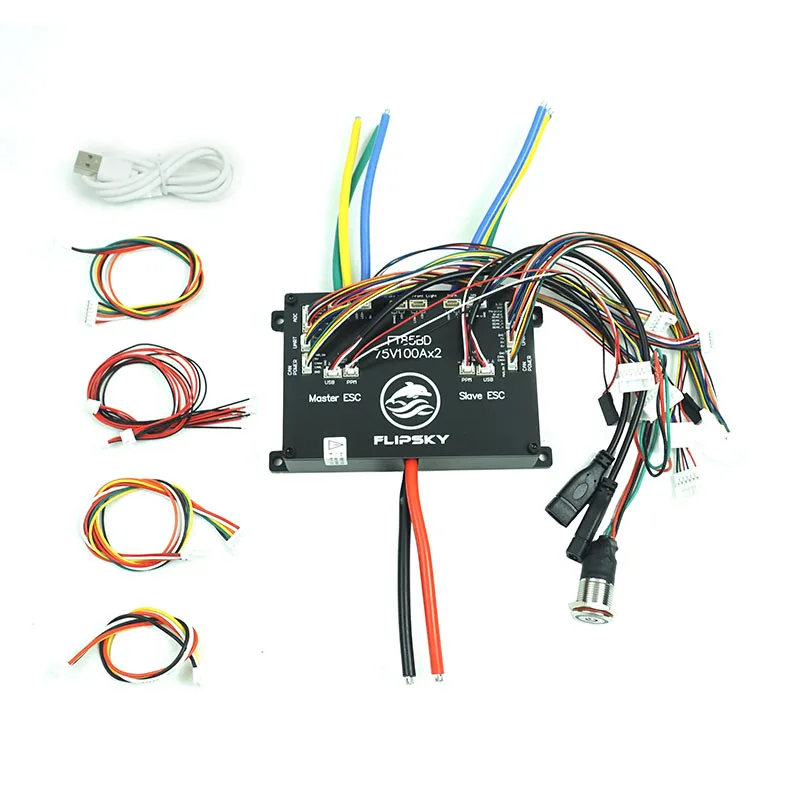 FLIPSKY FT85BD 84 В 200A ESC с алюминиевым корпудом NON-VESC для электрического скейтборда/скутера/контроллера скорости электровелосипеда/робототехники