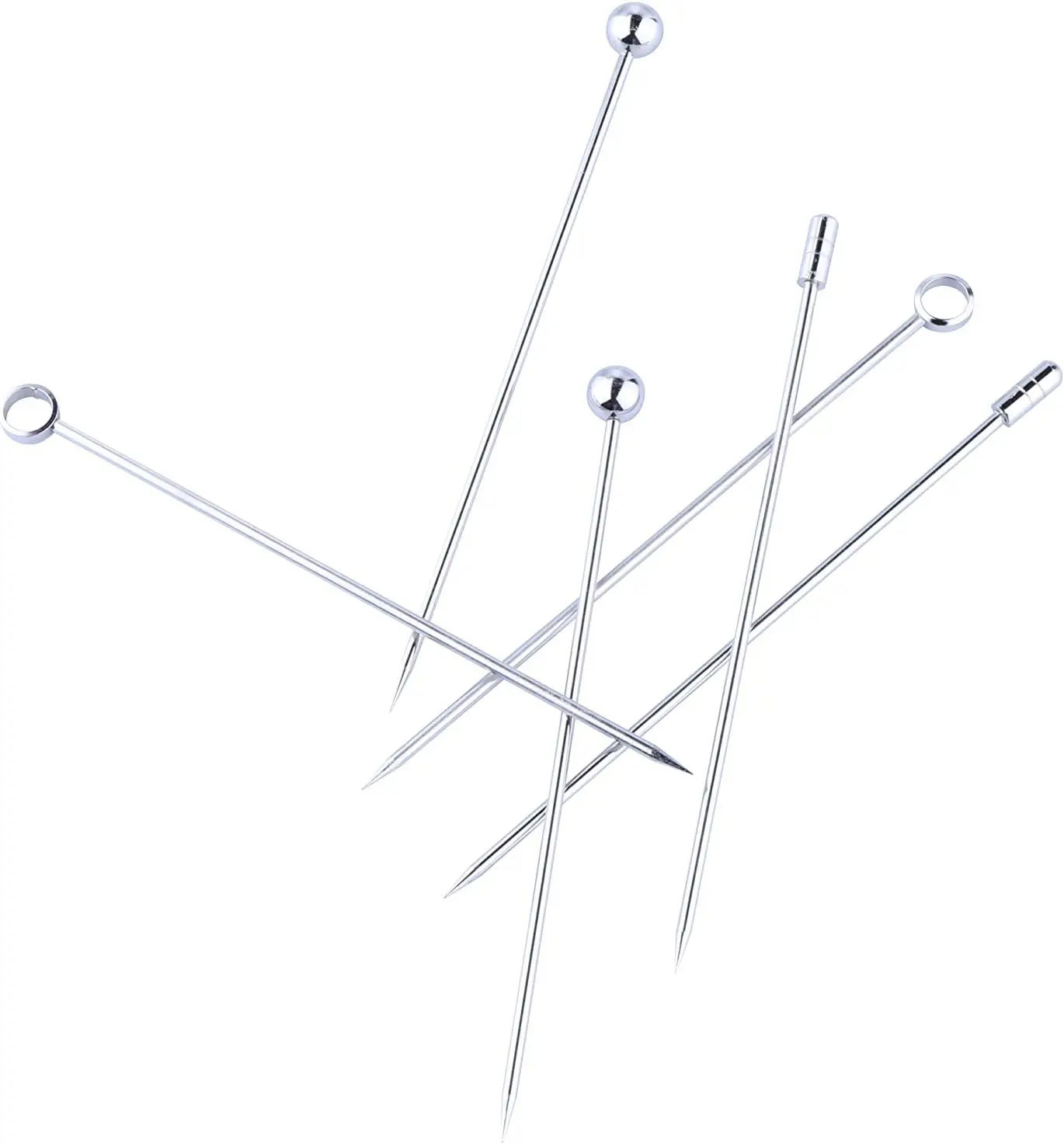 4 3 дюймов из нержавеющей стали металлические мартини подборки для коктейлей оливковых закусок фруктов