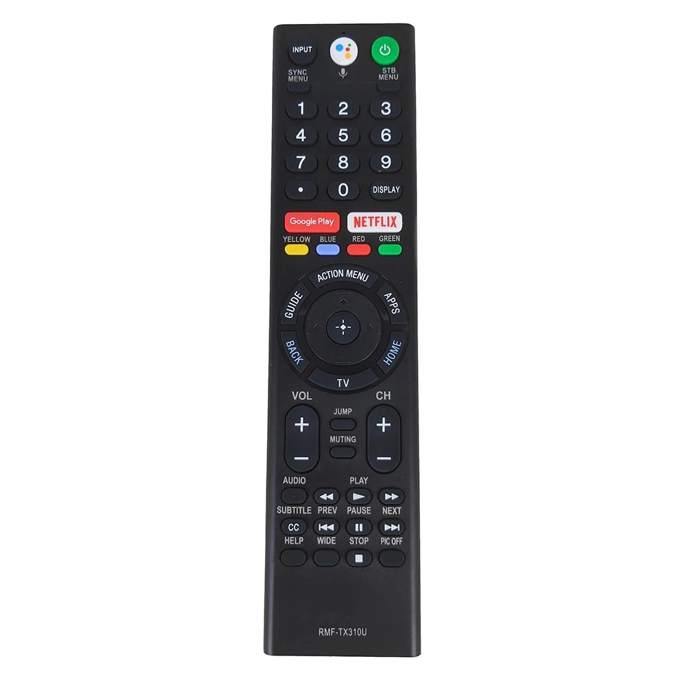 Replacement  RMF-TX310U Voice Remote Control for Sony 4K Ultra HD Smart LED TV KDL-50W850C XBR-43X800E RMF-TX200P
