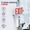 2024 Hot Selling Red/Green Letter ABS Plastic LED Emergency Exit Sign Led Light For USA Market