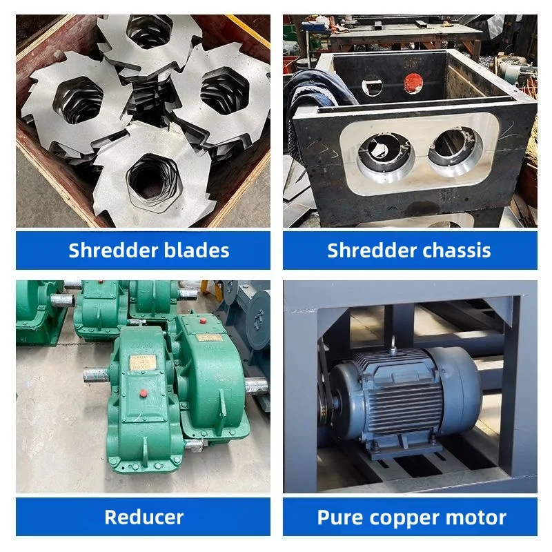 Domestic Waste Treatment Equipment 5 To 15 Tons 1500 Type Wood Shredder Factory Acquisition Station