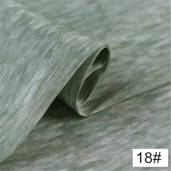 Good Texture  hemp blend Solid Color Pattern Silk Linen Fabric  for Dress and Clothes