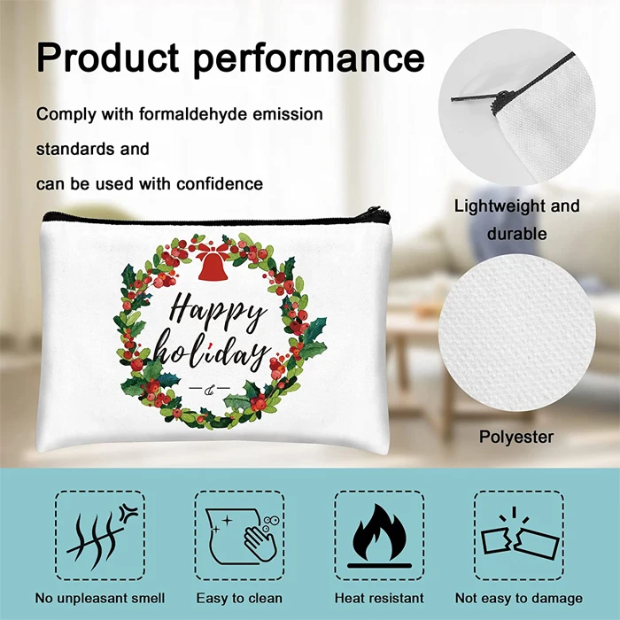 Personal Custom Sublimation Blanks Reusable Gift Bags Cosmetic Bag Jewelry Candy Present Bag DIY  Heat Transfer  Pouch