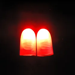 Новое поступление волшебные фокусы пальчиковые наконечники для большого пальца со светодиодной подсветкой для сценической вечеринки магические реквизиты украшения