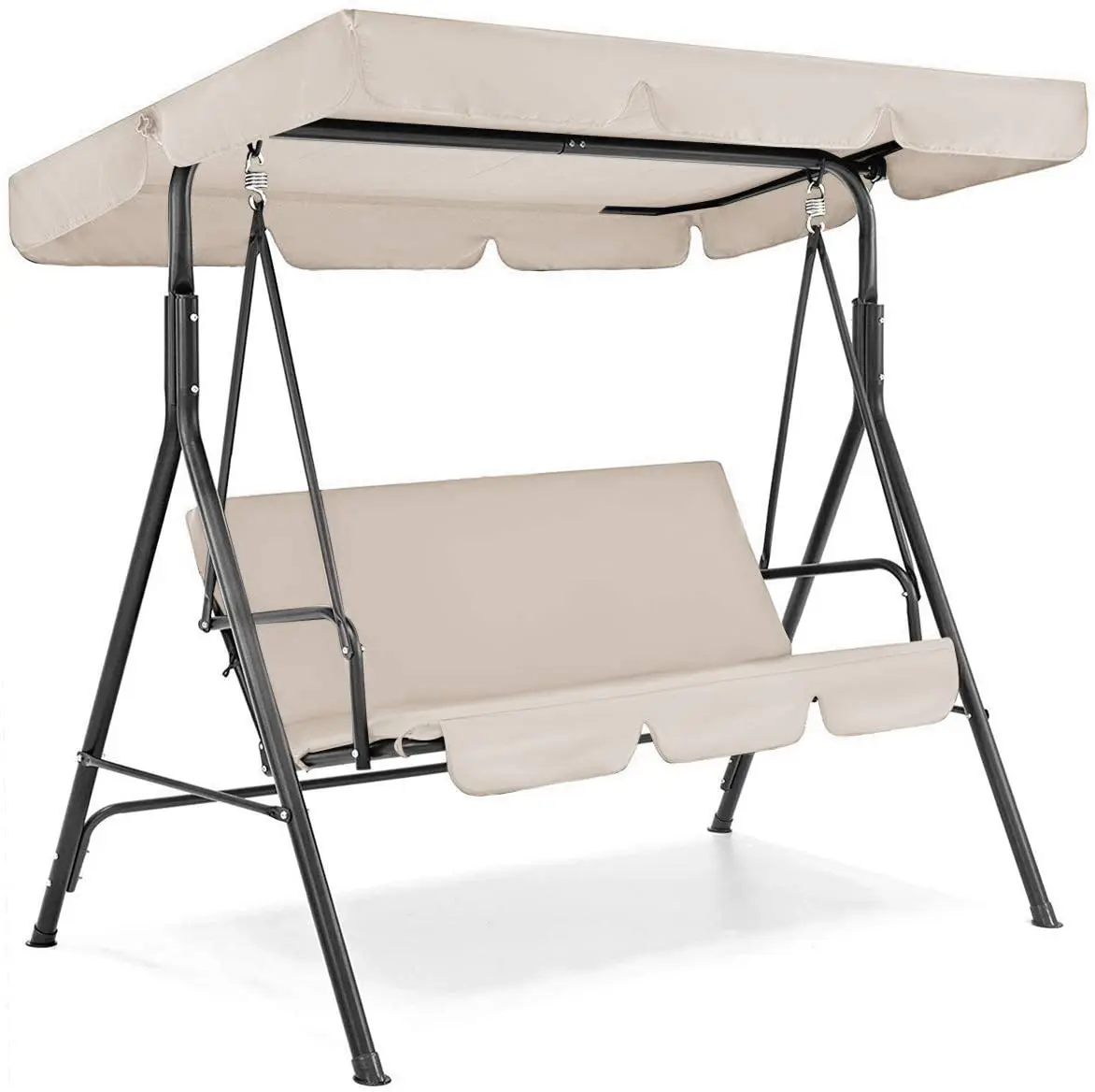 Waterproof Swing  for Garden Patio Outdoor 3 Person Swing , Dustproof for Patio Yard Swing