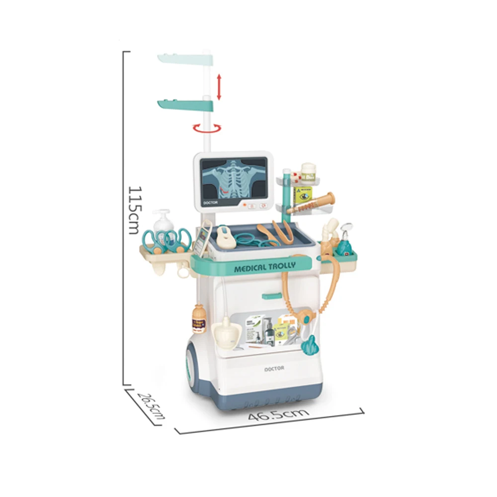 Kid Pretend Doctor Game Play Toy Set Plastic Simulation Medical Tool Educational Kids Role-playing Doctor Game Toys