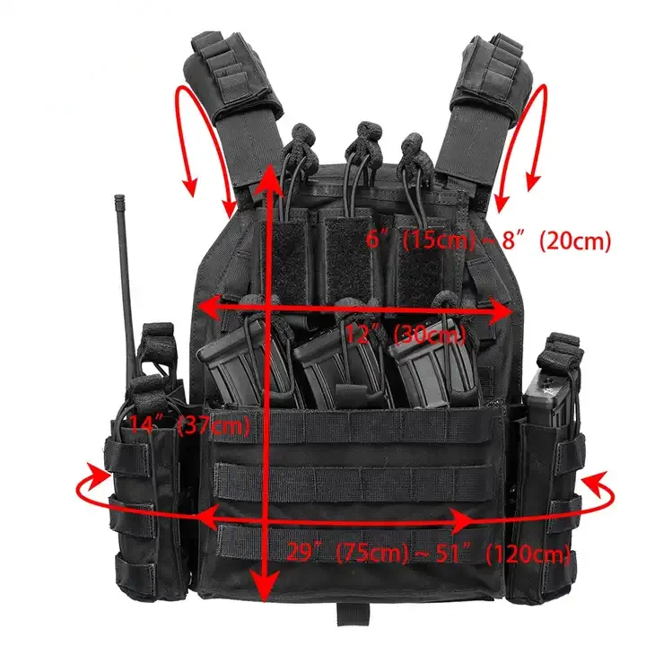 HOT SALE 1000D Cross-border outdoor quick release tactical vest outdoor CS training equipment
