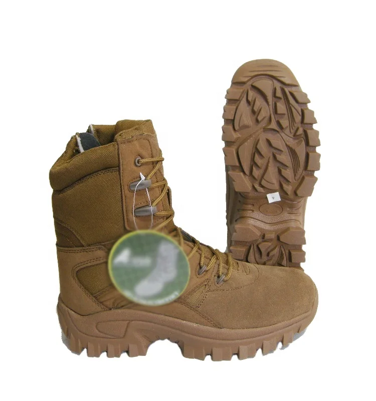 Export Jungle shoe for mens sepatu hiking boots import waterproof shoes brown color