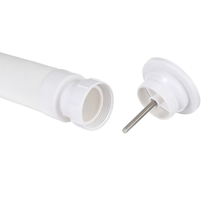 Hot Sales Eco-friendy Plastic Flexible Retractable Bathroom Sink Water Drain Hose Pipe