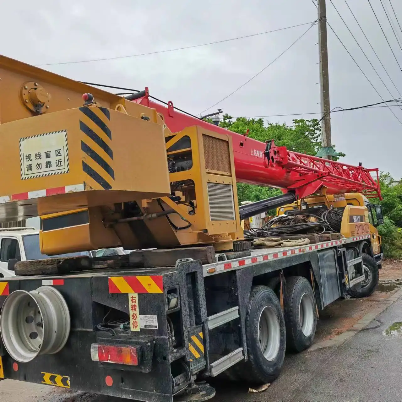Used China Made Sany Crane Stc 250c Sany Original Truck Crane Stc 250c for Sale in Shanghai in Good Condition