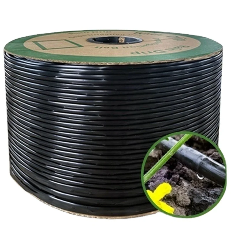 wholesale new agriculture plastic drip irrigation 16mm flat dripper drip tape