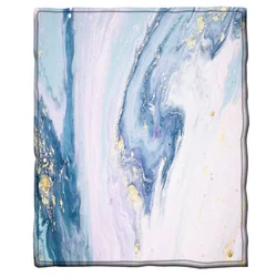 Wholesale Good Quality Plush Print Logo 2022 custom printing Baby Blanket sherpa warm soft baby blanket