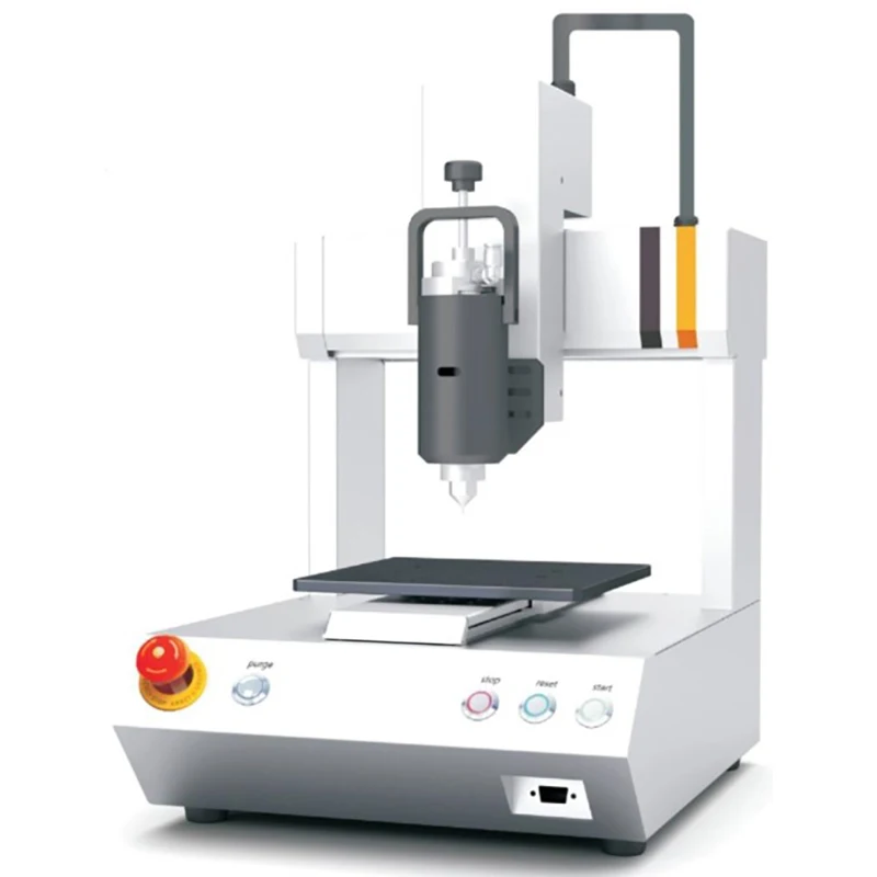 high efficient robot semi automatic rotating 4 axis glue dispenser machine for automotive electronics