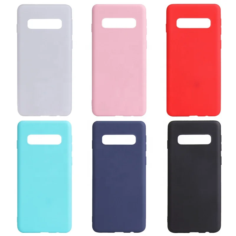 Factory Stock Ultra Thin Phone Accessories Silicone Phone Back Cover Case for Samsung Galaxy S10 S10 plus S10 lite