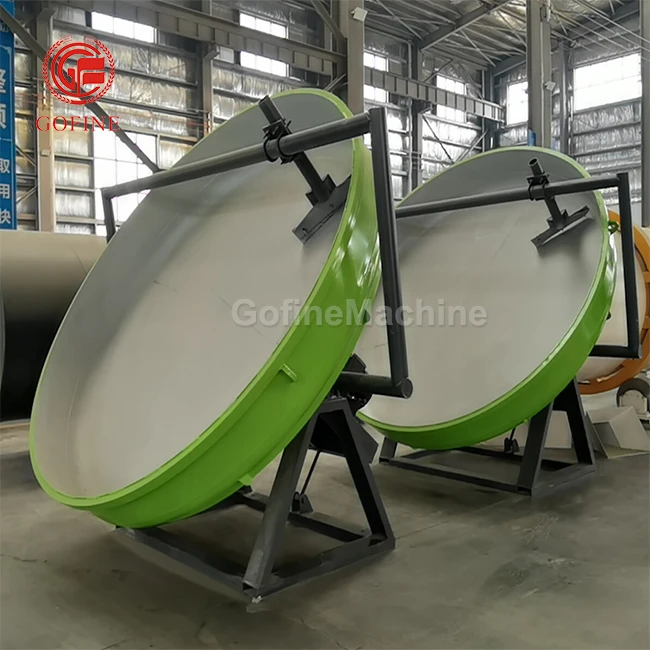 Fertilizer Disk Pan Pellet Line Round Pan/Disc Granulator/Organic/Low Investment/Animal Manure