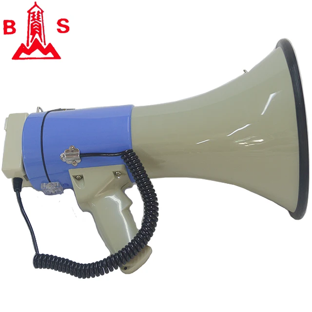 Yiwu wholesale price multi function megaphone manufacturer power loudhailer with handheld microphone