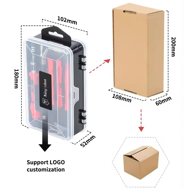 Hot Selling 117 In 1 Small Precise Screwdriver Set with 98Pcs Interchangeable CRV Steel Magnetic Bits for Xiaomi Phone Repairing