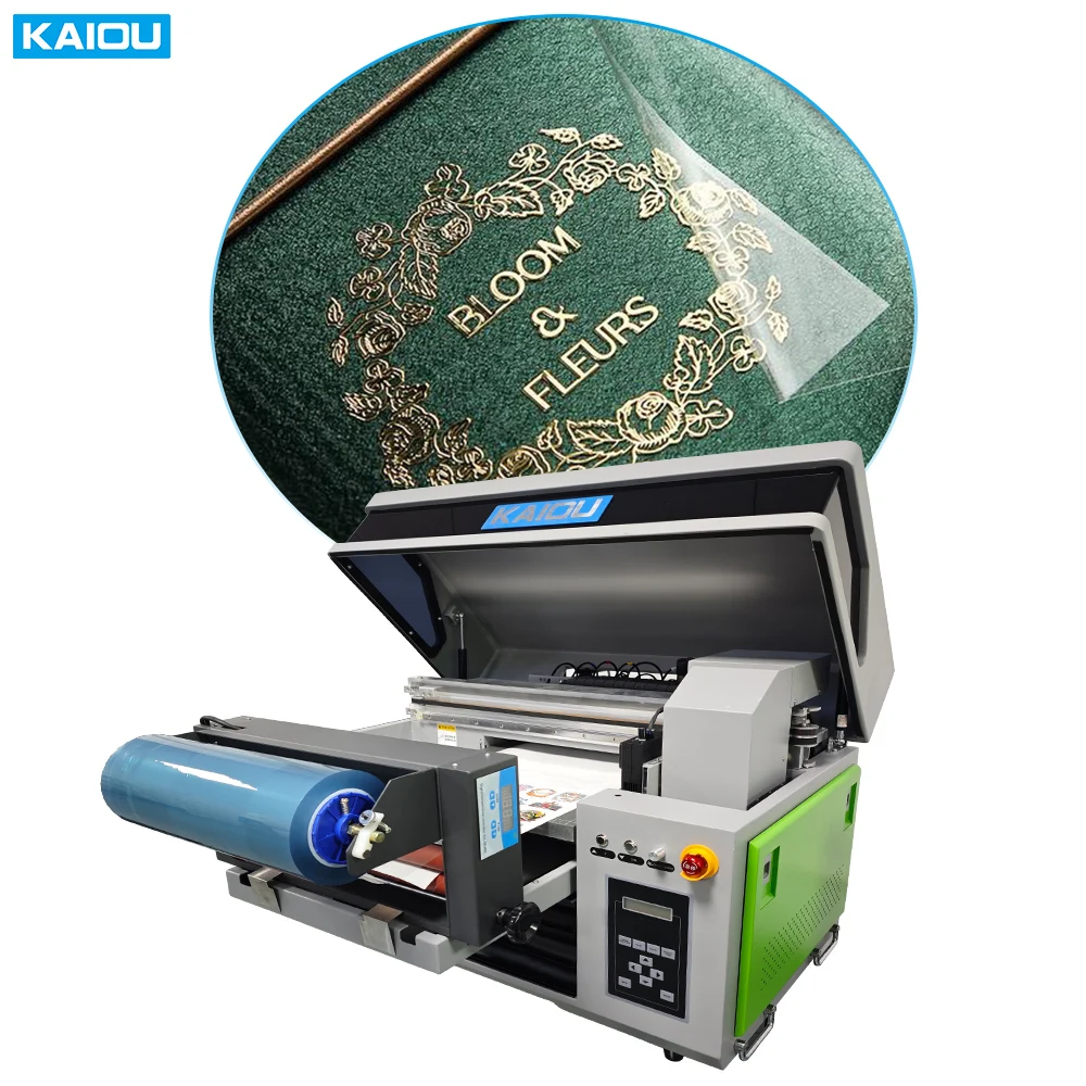 all in one automatic XP600/ i1600 print head acrylic PVC Metal wood ab film inkjet machine uv dtf printer