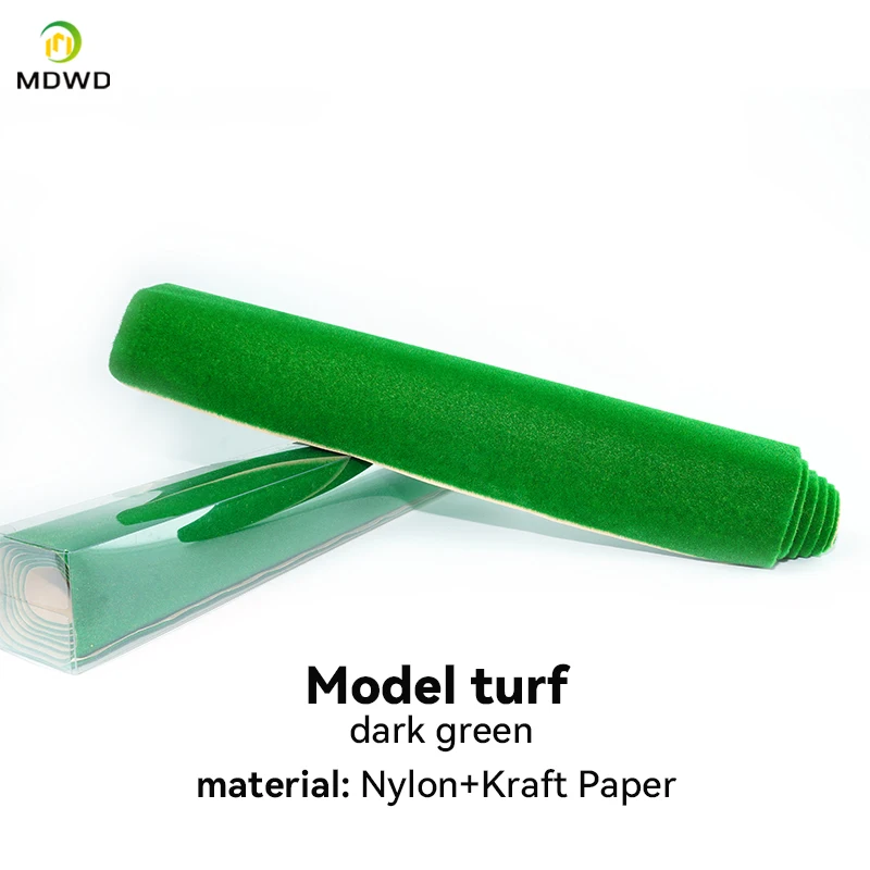 41*100cm Deep Green Artificial DIY Moss Tufts Grass Mat Lawn Model Scene Landscape For Christmas Diorama