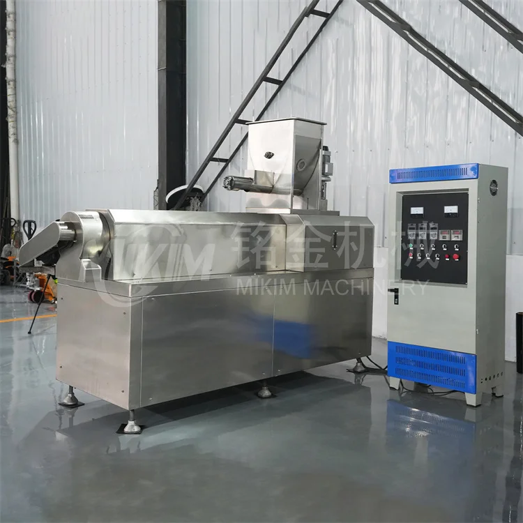snack food extruder puffed snack machinery puffed food machine rice based puffed snacks processing machine