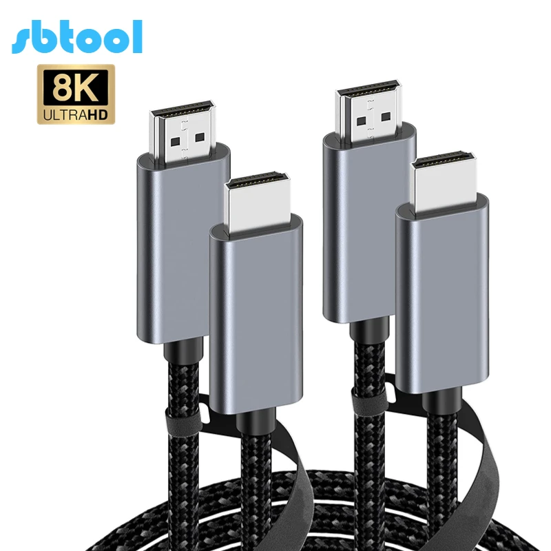 8k hdmi 2.1 cable Version Ultra High Speed 48Gbps HDMI cable 4K 8K 60HZ 120Hz resolution HDR HDMI cable 8k