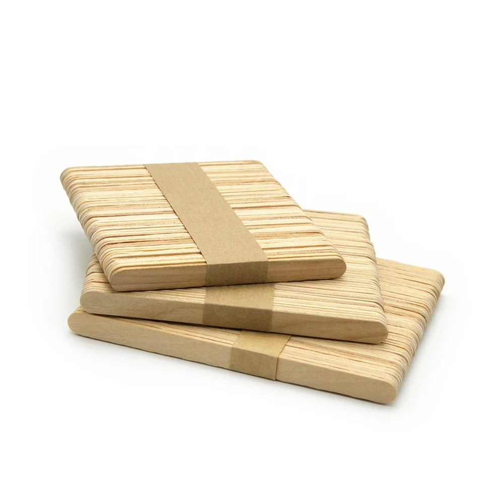 Birch Wooden Ice Cream Sticks Popsicle Sticks Candy Sticks