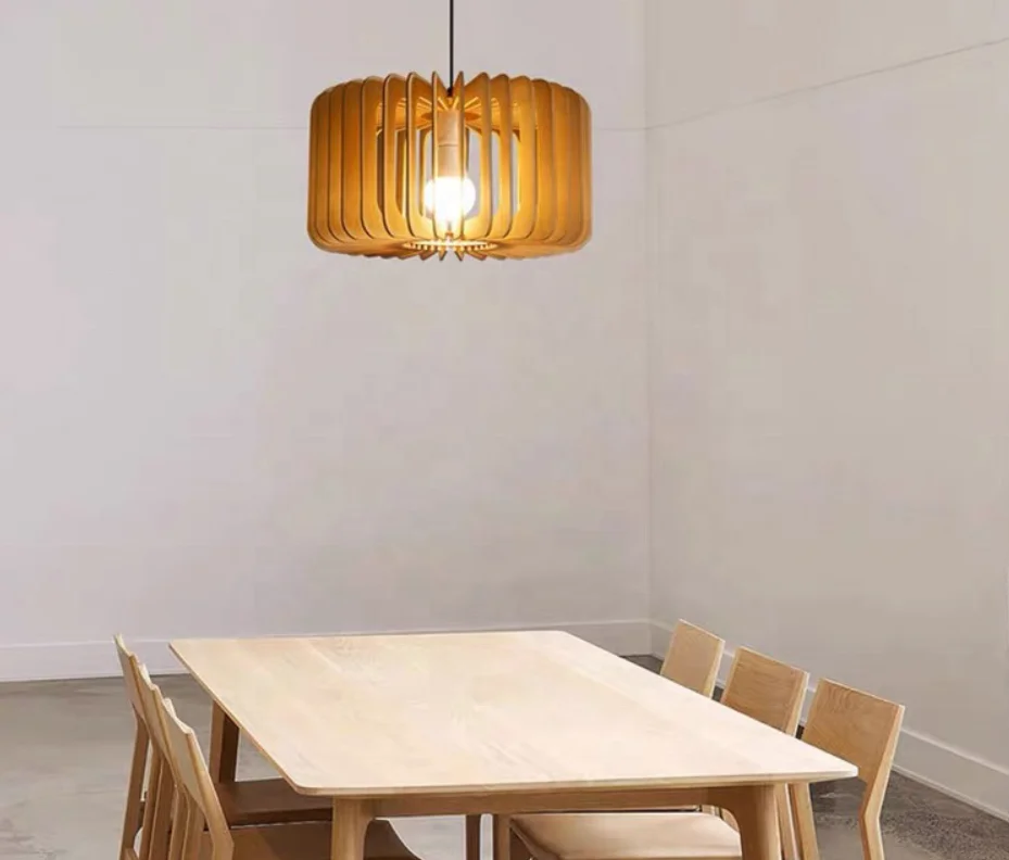 Modern Adjustable LED Ceiling Lamp Traditional Design Wool Felt Hanging Project  Pendant Lights with E27