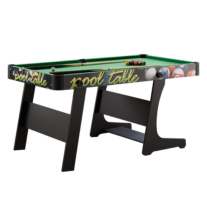 5ft Portable Mini  Pool Snooker Table With Folding Leg For Children Home Use