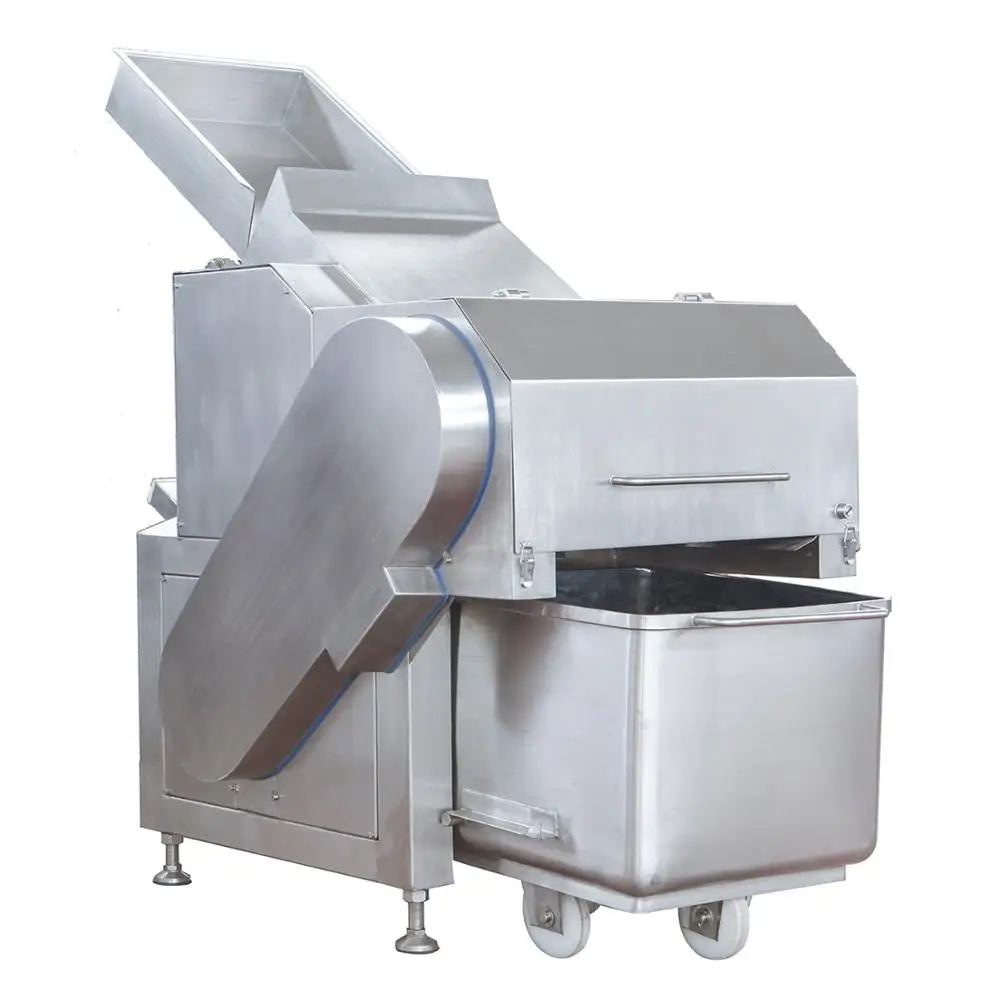 High quality frozen chicken beef meat crushing machine frozen meat block flaker