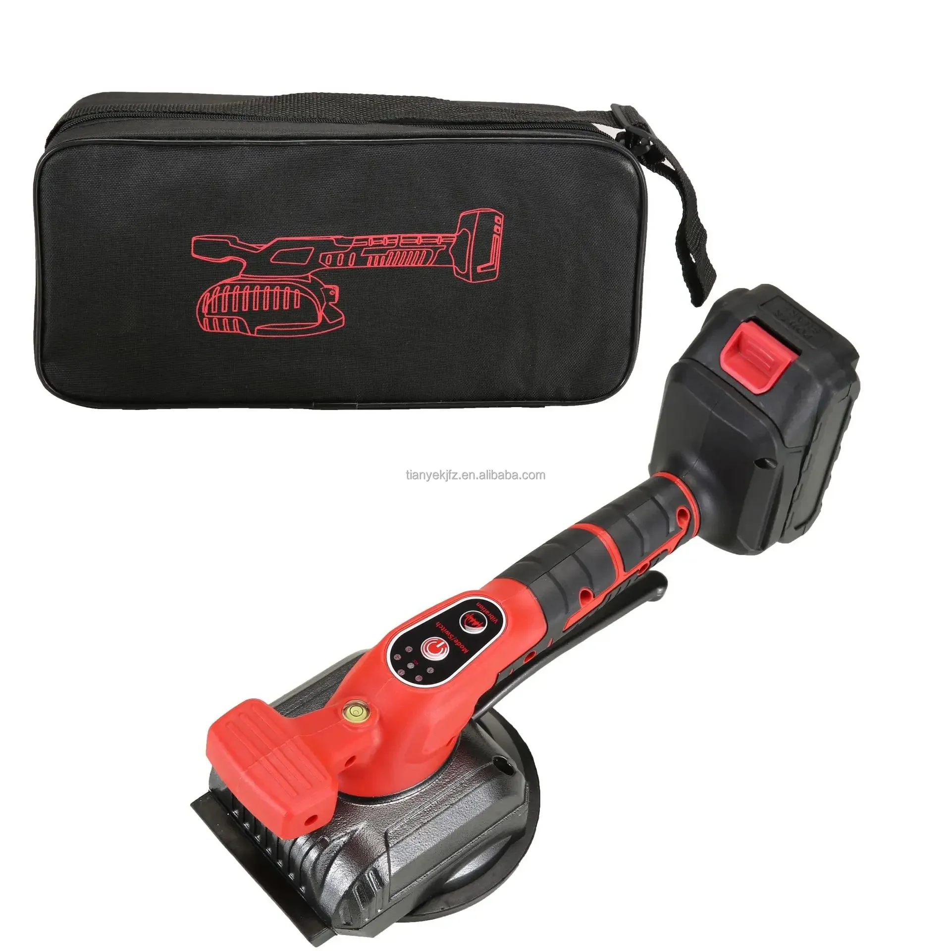 Large Hand Tools Automatic Leveling Tile Vibrator 20V Electric Tile Leveling Machine For Floor Wall Tiles