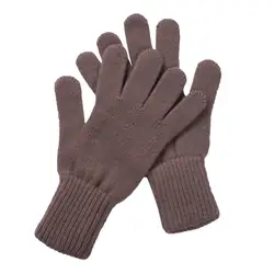 Новое поступление, зимние кашемировые перчатки из чистого 100%, зимние женские модные теплые кашемировые вязаные перчатки