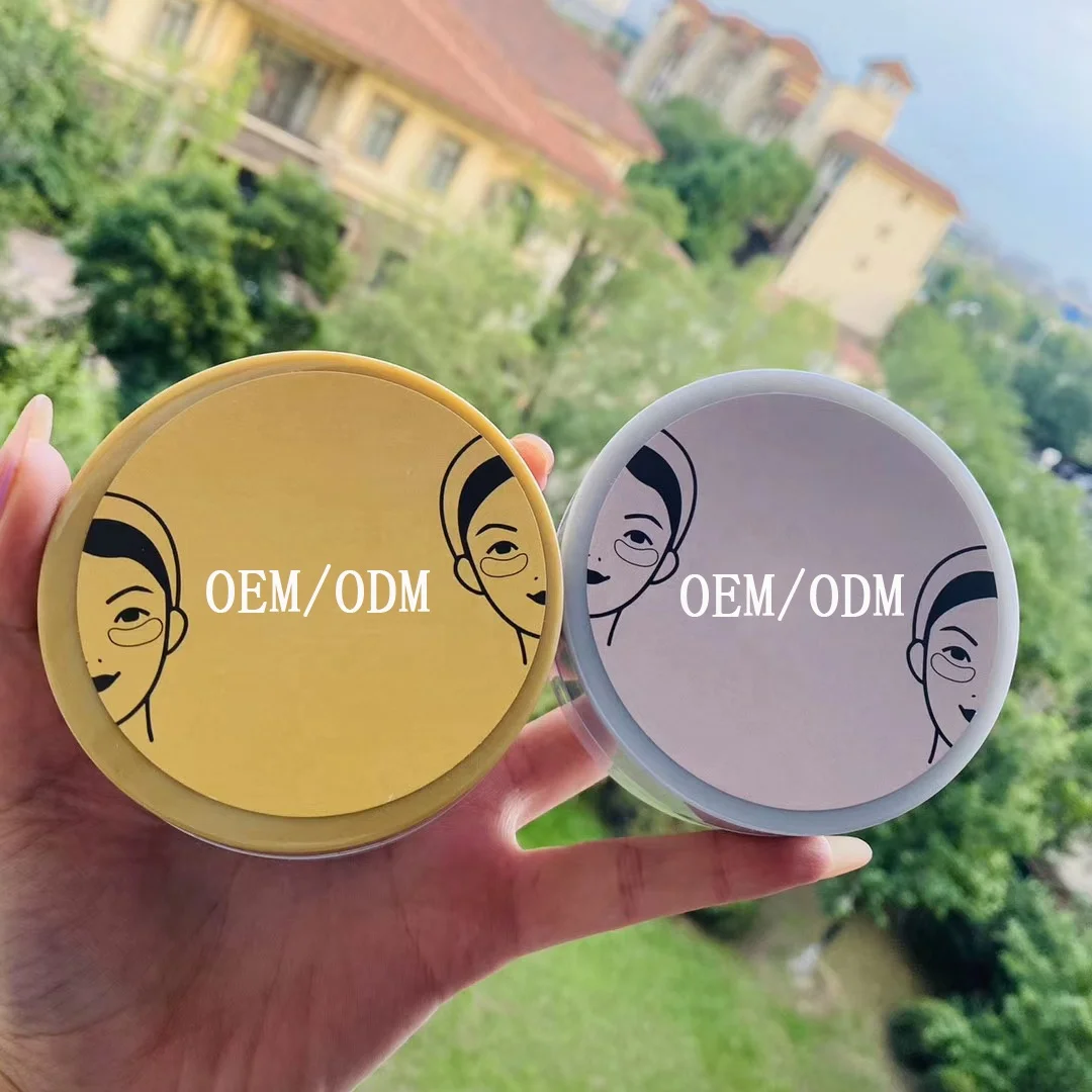  Лидер продаж Антивозрастная маска для глаз с кристаллами и коллагеном 24k