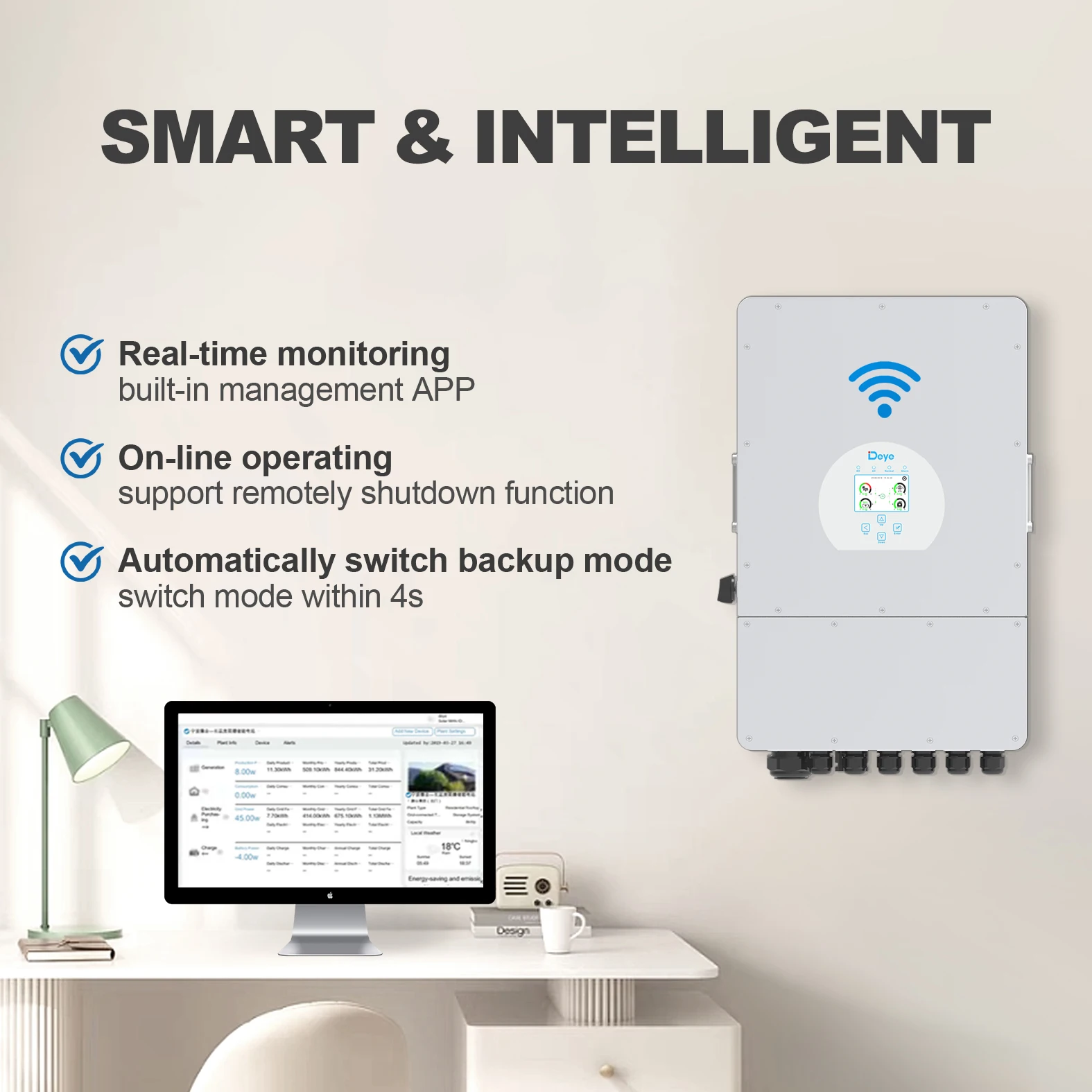 POLAND Stock Deye SUN-3.6/5/6/7/7.6/8K-SG05LP1-EU 3.6k 5k 6k 7k 8k 10k 12k Single Phase Hybrid Inverter deye sun-5k-sg03lp1-eu