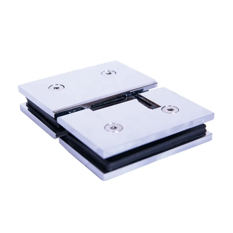 Aledaer High Quality Shower Room Door Hinge Frameless Glass Hardware Stainless Steel Mirror Polished Door Hinge