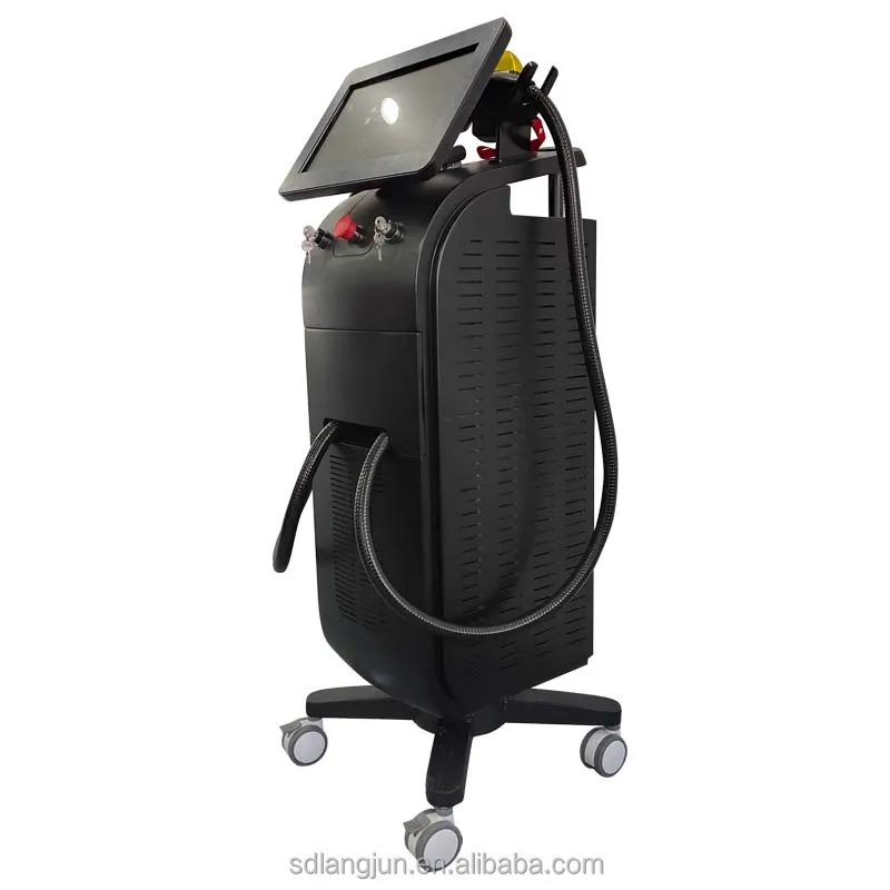 Portable diode laser hair removal New Laser Hair Removal Machine Diode Laser 755 808 1064  for Skin Treatment