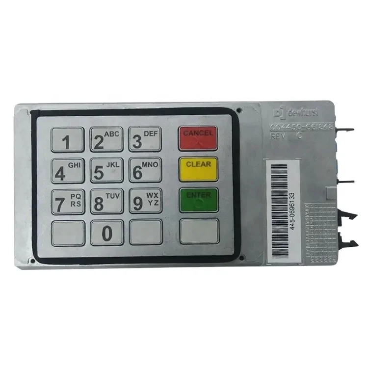 Bank ATM Machine Spare Parts 58xx NCR EPP Keyboard 4450746614 445-0746614