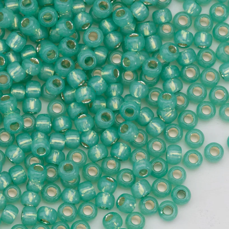 2mm Seed Beads Silver Line Opal Color Glass Beads For Necklace Bracelet Jewelry Making