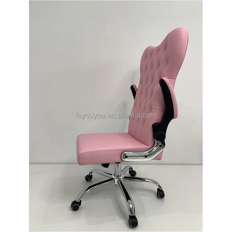Versatile Pink Reclining Office Chair - Comfort for Women
