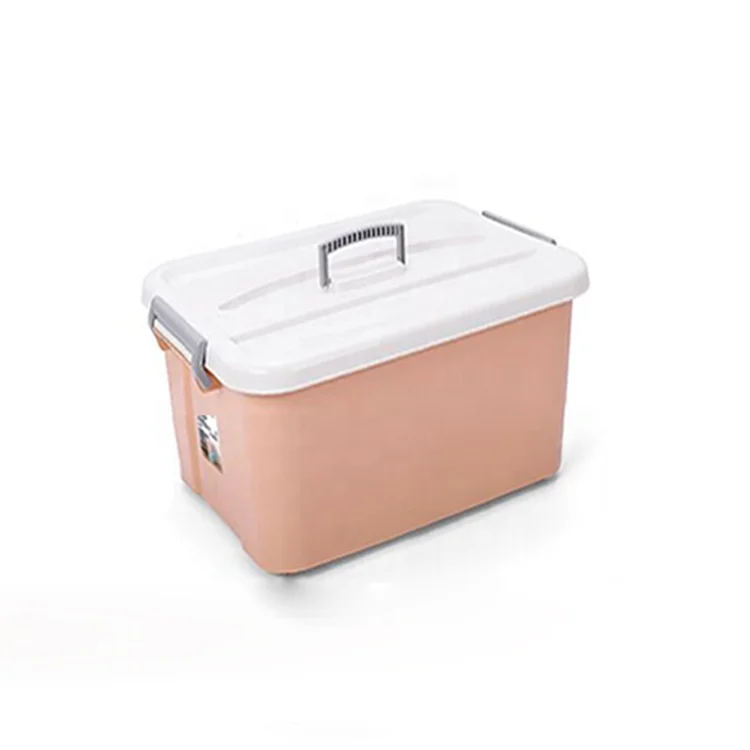 Durable Storage Bins 5.5L Kids Toys Plastic Stackable Storage Container Home Organizers