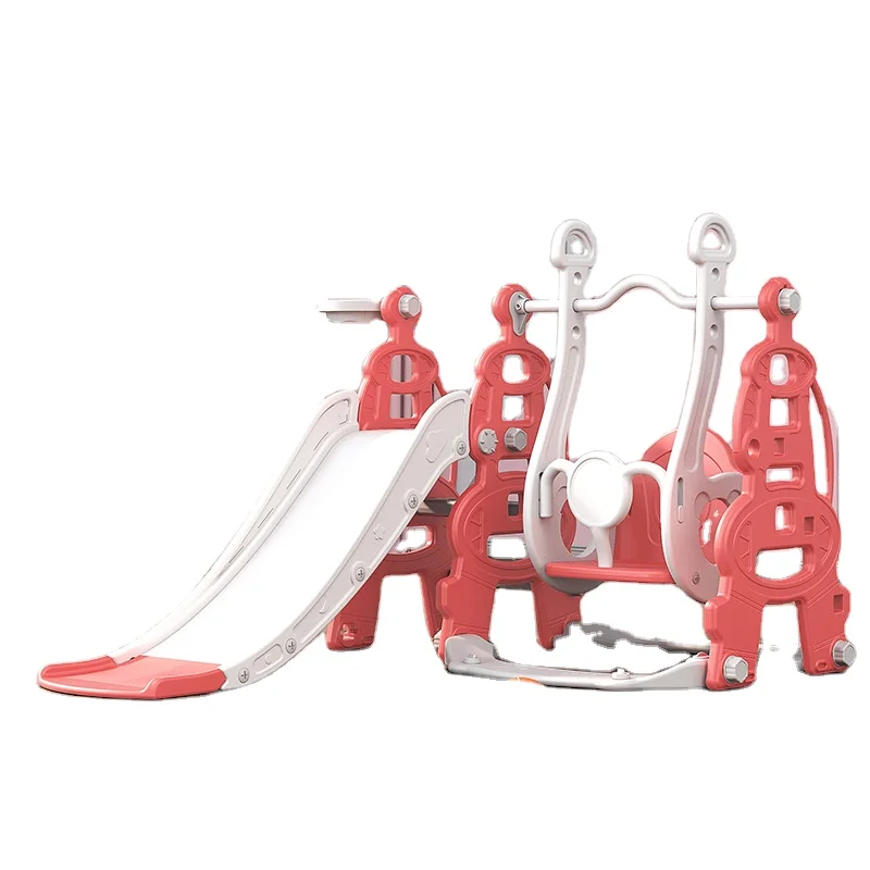 small amusement slide swing set children indoor household plastic environment protection material playground hot sale