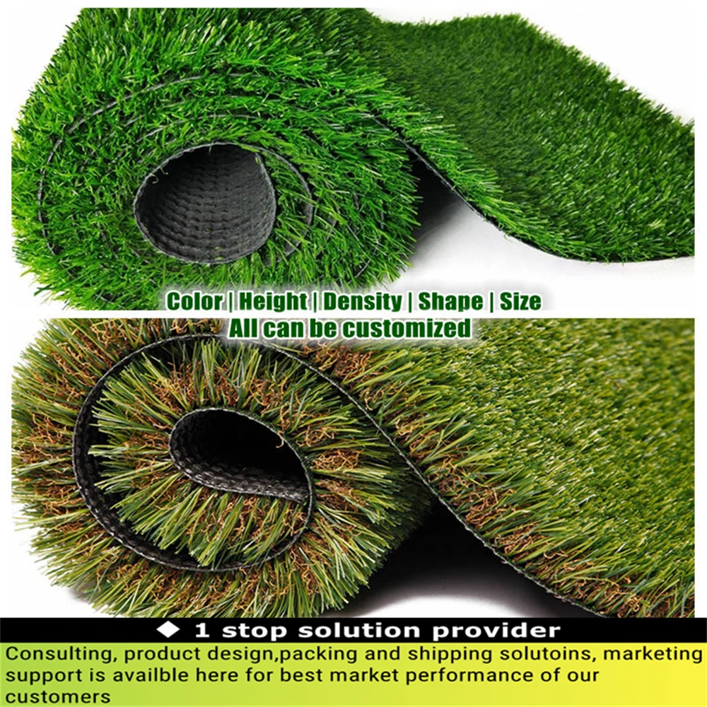Mingrun Garden Landscaping Fake Grass Carpet Artificial Lawn Gazon Synthetic Turf Grass Artificial Grass Turf