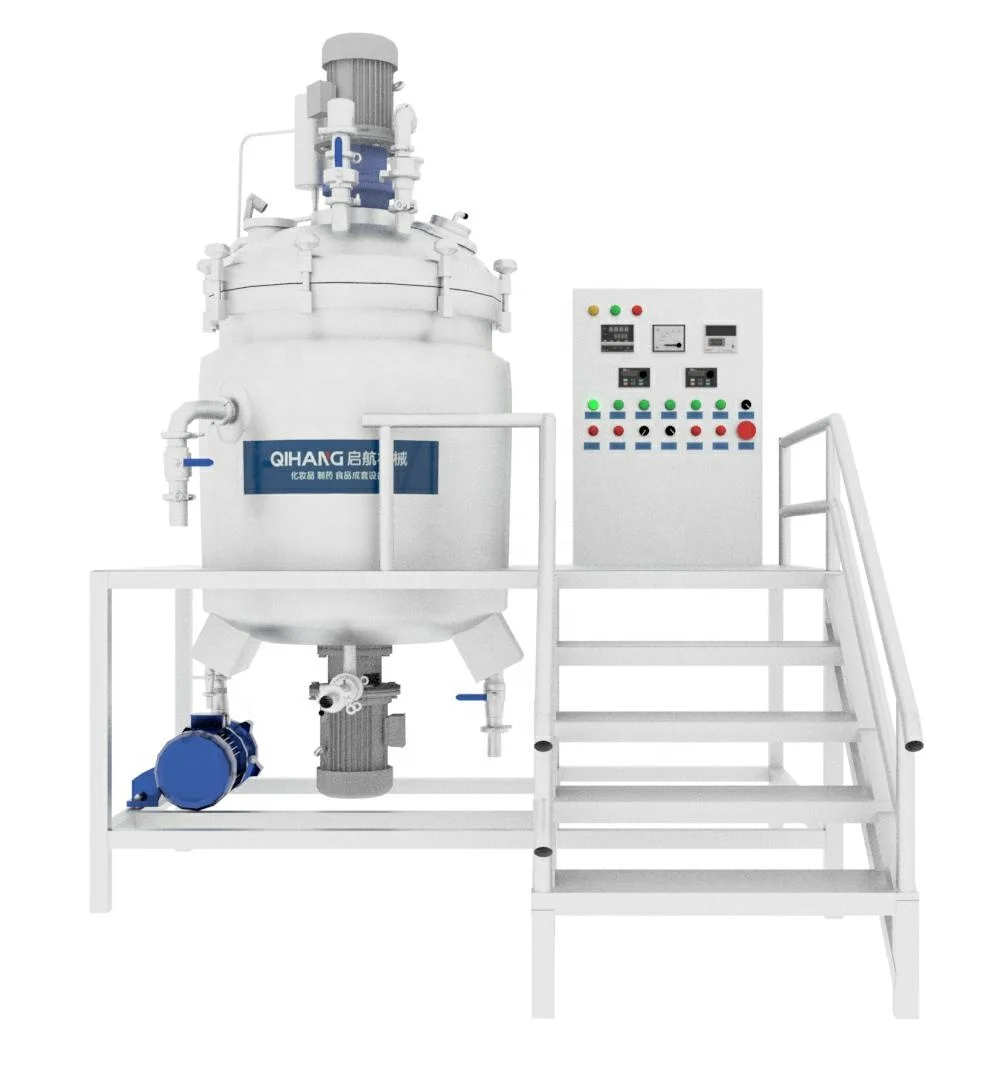 Factory Price Automatic Gel Making Machine chemical Machinery Equipment  Vacuum Emulsifier