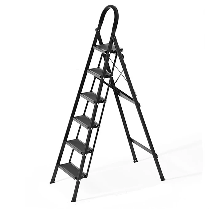 A Frame Stairs According Folding 4 Step Ladder With Safety Rail