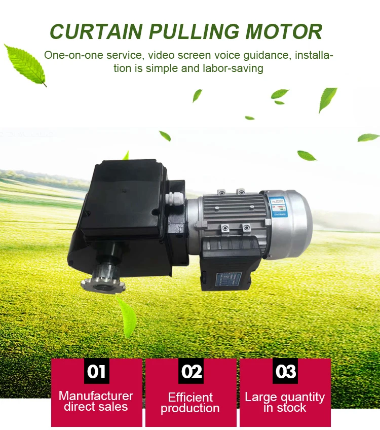 Reducer gearbox for greenhouse shading system and window opening petrol motor gear reduction